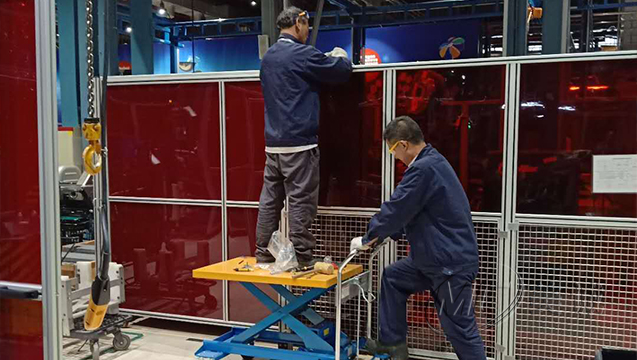 電子車間防弧光板隔斷 電子車間防弧光板隔斷