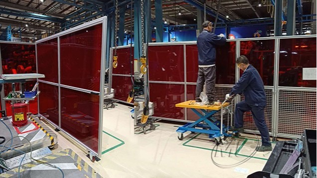 車間防弧光板隔斷 車間防弧光板隔斷