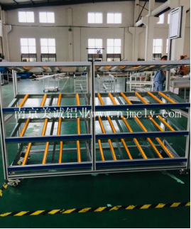 鋁型材流利式貨架功能和安裝介紹02 鋁型材流利式貨架功能和安裝介紹02