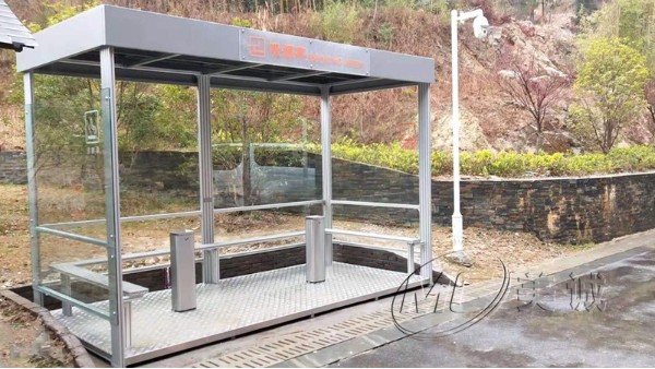 鋁合金吸煙亭定制(2) 鋁合金吸煙亭定制(2)