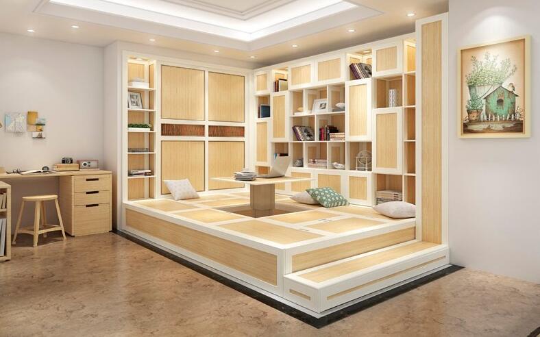 全鋁榻榻米-01(風格:中式;顏色:楓木) 全鋁榻榻米-01(風格:中式;顏色:楓木)