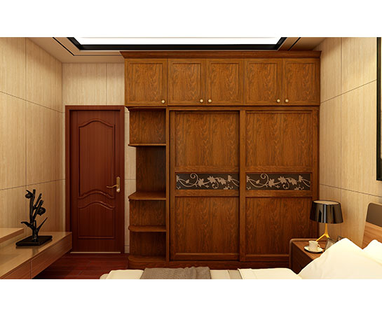 全鋁衣柜-02(風格:中式;顏色:金橡) 全鋁衣柜-02(風格:中式;顏色:金橡)