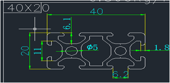 2040歐標鋁型材 2040歐標鋁型材