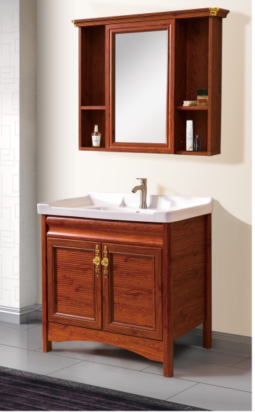 全鋁衛浴柜-01（風格：中式；顏色：金橡）