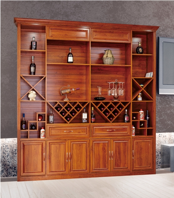 全鋁酒柜-01(風格:中式;顏色:金橡) 全鋁酒柜-01(風格:中式;顏色:金橡)