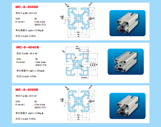 工業鋁型材 工業鋁型材