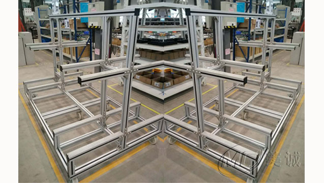 鋁型材可移動貨架  鋁型材可移動貨架